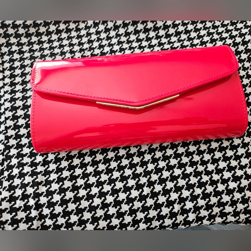 Elegant Red Clutch